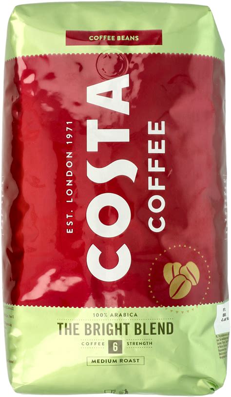 COSTA COFFEE The Bright Blend Kawa Ziarnista 100 Arabica Medium