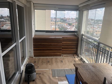O Que É Enclausurar - Atelier do Zero: Projeto para enclausurar as condensadoras da varanda ...