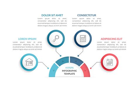 infografis proses  langkah ilustrasi stok  gambar