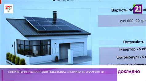 Енергетичні рішення для побутових споживачів Закарпаття - YouTube