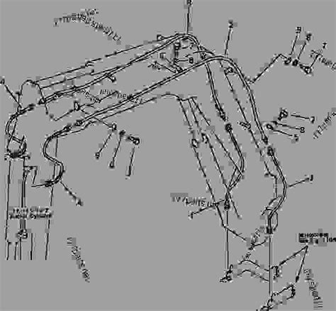 HYDRAULIC PIPING (BUCKET CYLINDER LINE) (HOE SIDE) - Hydraulic ...