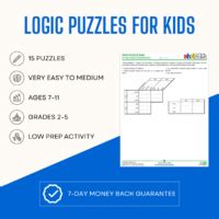 logic puzzles  kids aha printables