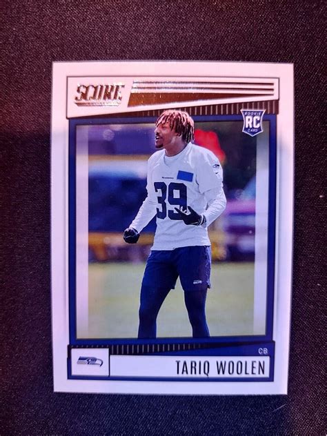 2022 Panini Score Rookie 390 Tariq Woolen RC Seattle Seahawks EBay