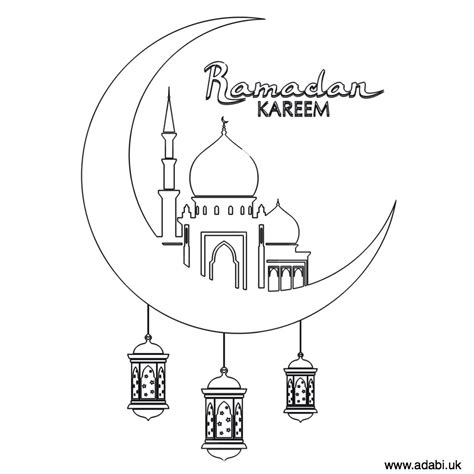 Colouring pages - ADaBi Islamic books & gifts for kids | Ramadan ...