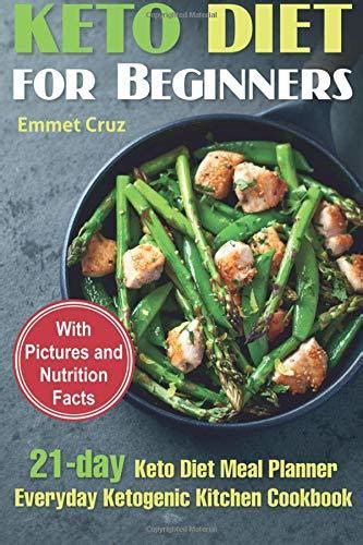 Keto Diet For Beginners 21 Day Keto Diet Meal Planner Everyday Ketogenic Kitchen Cookbook