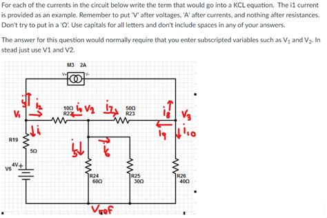 Solved Kirchhoff S Current Law States That The Algebraic Of Chegg