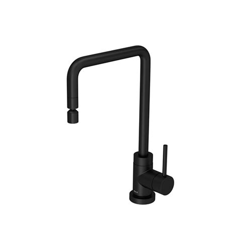 misturador monocomando cozinha spin black matte deca