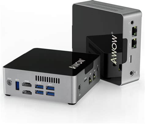 Awow Ak Mini Pc Mini Desktop Computer Intel Celeron Quad Core J