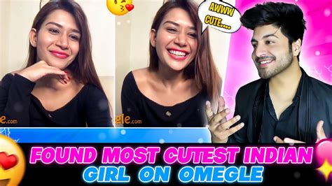 Flirting With Cutest Indian Girl” On Omegle😍💕 Youtube