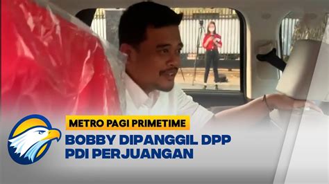 Bobby Nasution Penuhi Panggilan DPP PDI Perjuangan YouTube