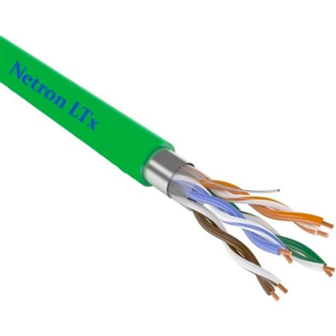 Кабель витая пара Netron F/UTP Cat 5e PVC нг(А)-LSLTx 4х2х0,52 32516 ...
