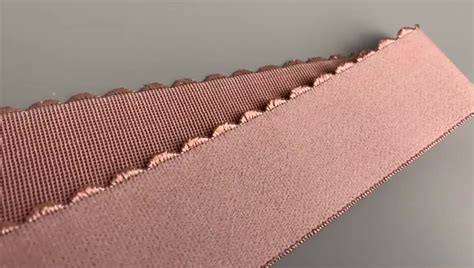 Lingerie Plush Back Finishing Elastic Picot Edging Elastic Band Woven Picot Edging Plush Elastic