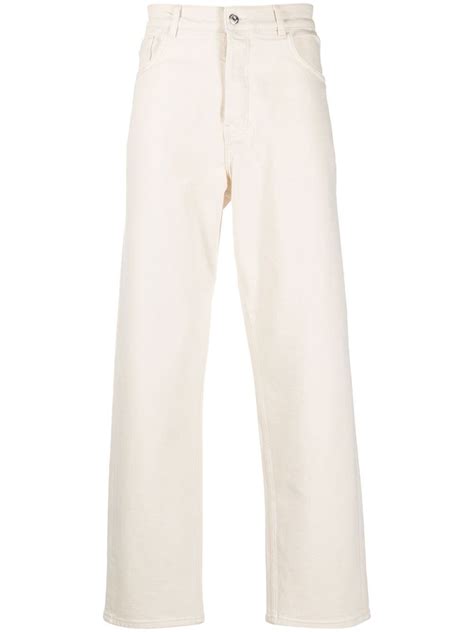 Emporio Armani Tapered Leg Cut Jeans Farfetch