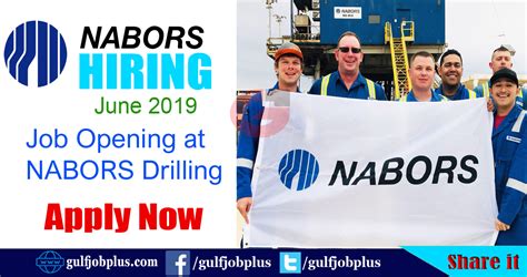 Nabors Hiring For Over 180 Positions June 2019