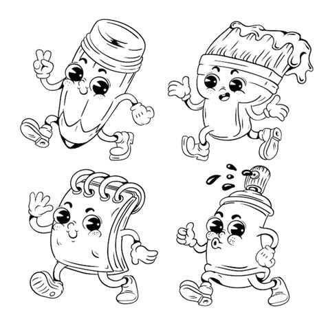 Discurso De Arte De Dibujos Animados Dibujados A Mano Png Retro My XXX Hot Girl