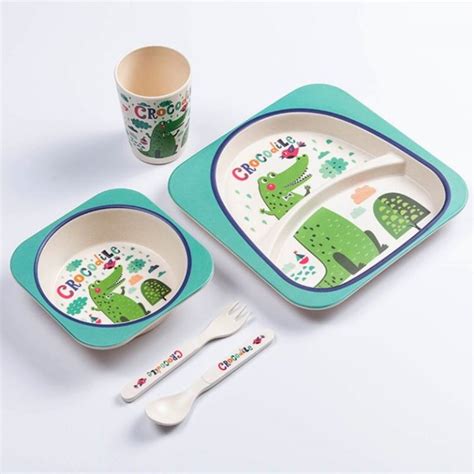 Набор детской посуды из бамбукового волокна | N-Direct