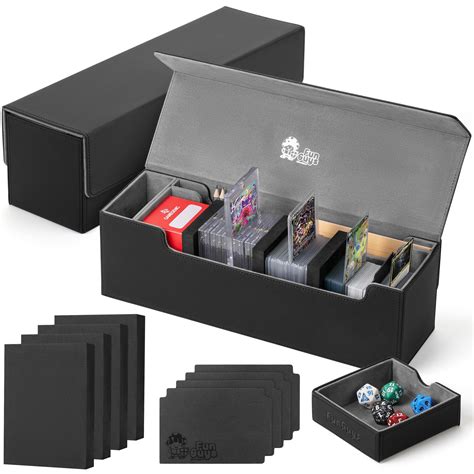amazoncom funguys card deck box  trading card storage toploader