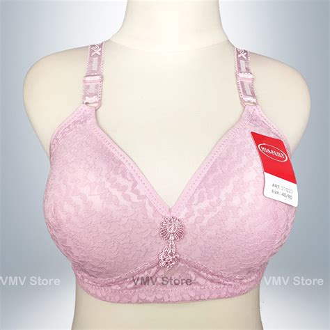 Jual Bra Tanpa Kawat Cup C Jumbo 27027 Kait 3 Sexy Lace Brokat Classic