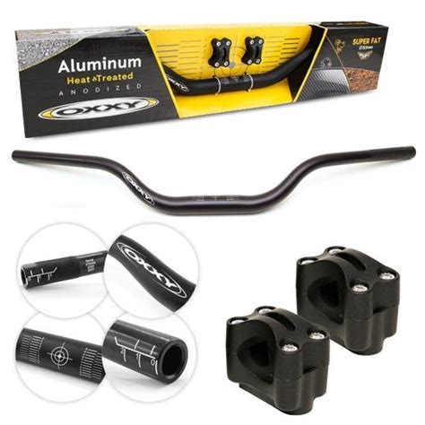 Guidao Oxxy Cb Hornet Xj Fz Twister Naked Guidon Preto Adaptador OXXY RACING Guidão