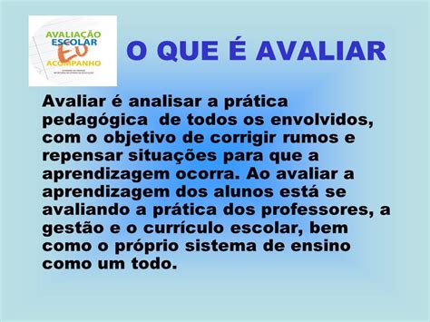 O Que Significa Avaliar - Avaliar Definicao