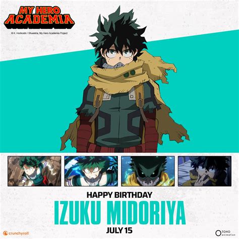 My Hero Academia On Twitter Wishing A Happy Birthday To Our Hero