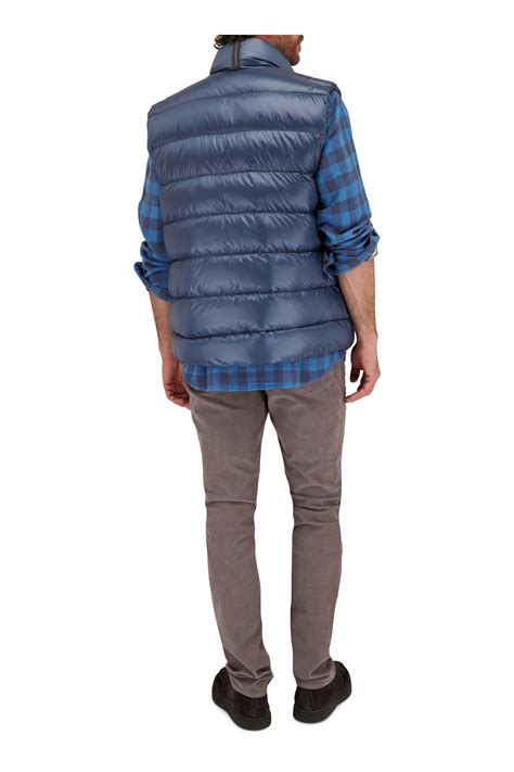 Canada Goose - Crofton Ozone Blue Down Vest | Mitchell Stores