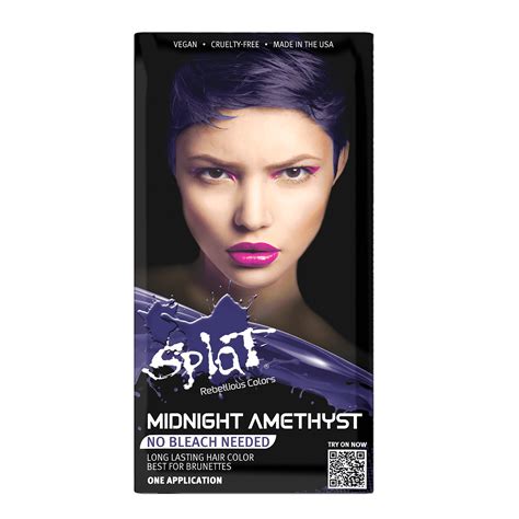 Splat Midnight Amethyst Hair Dye, Semi-Permanent Purple Color - Walmart.com