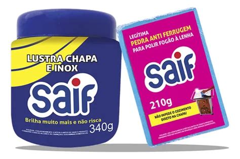 Produto Caseiro Para Limpar Chapa De Fogão A Lenha - Kit Saif Pedra E Pasta Para Limpar Chapa De Fogão A Lenha ...
