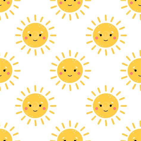 background matahari kuning lucu  wajah  senyum matahari