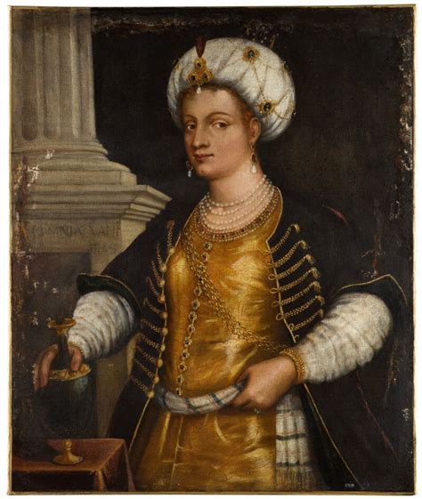 Roxelana Haseki Hurrem Sultan Follower Of Titian Italy