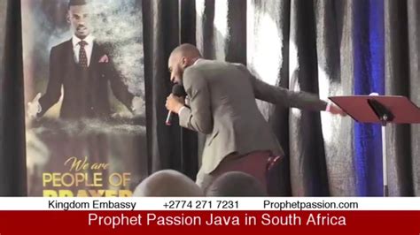 Prophet Passion Java In South Africa With His Sons Youtube