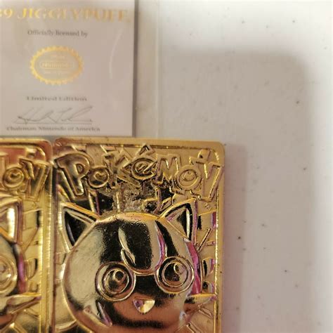 Mavin 1999 Burger King Bk Pokemon 24k Gold Plated Trading Card