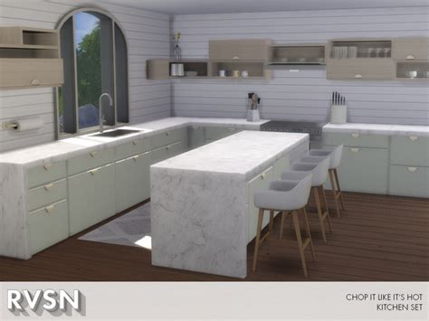 The Sims Resource Chop It Like It S Hot Kitchen Set