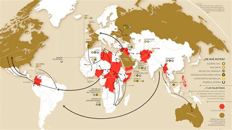 Cinco mapas que explican el drama del éxodo de los refugiados