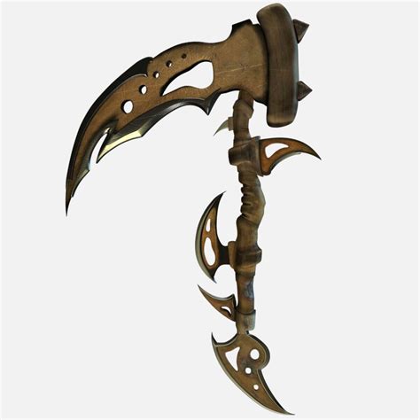 Mythic Hand Axe 3d Model By Pintu