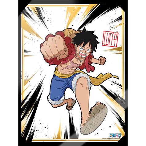 Golden Poster Luffy - One Piece | Manga Story