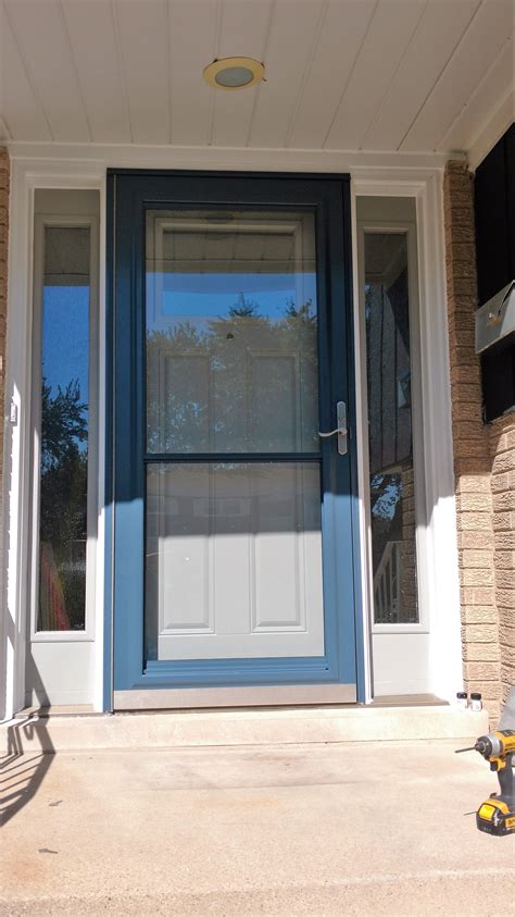 diy storm door diy home renovation ideas