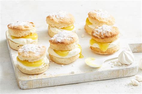 Lemon meringue scones recipe