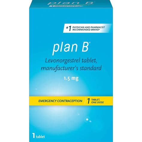 Plan B® Emergency Contraceptive Pill - 1.5 mg Levonorgestrel - Trusted