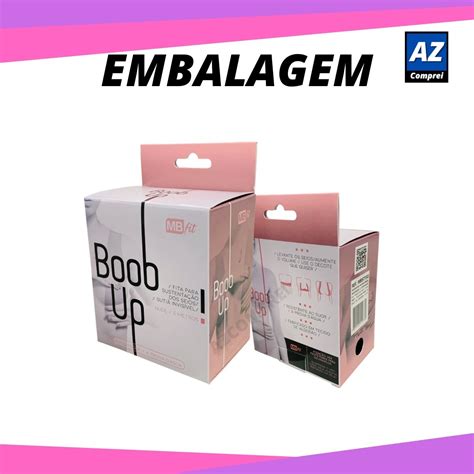 Suti Adesivo Levanta Peito Seios Fita Boob Up Invis Vel Fit Parcelamento Sem Juros