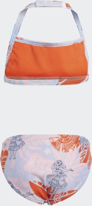 Adidas X Disney Vaiana Bikini Blue Dawn Clear Pink Semi Impact Orange