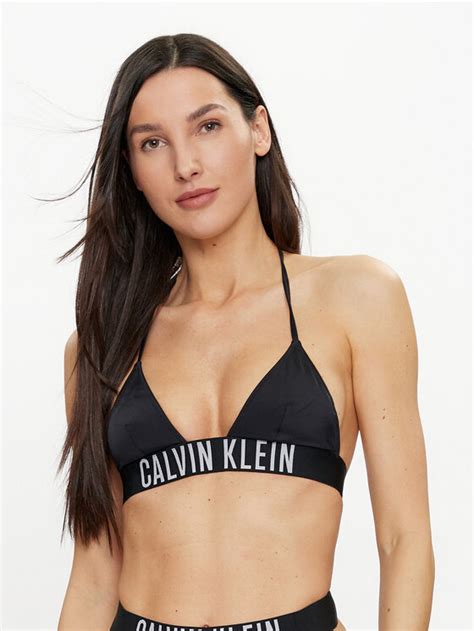 Calvin Klein Swimwear Bikini Partea De Sus Kw Kw Negru Modivo Ro