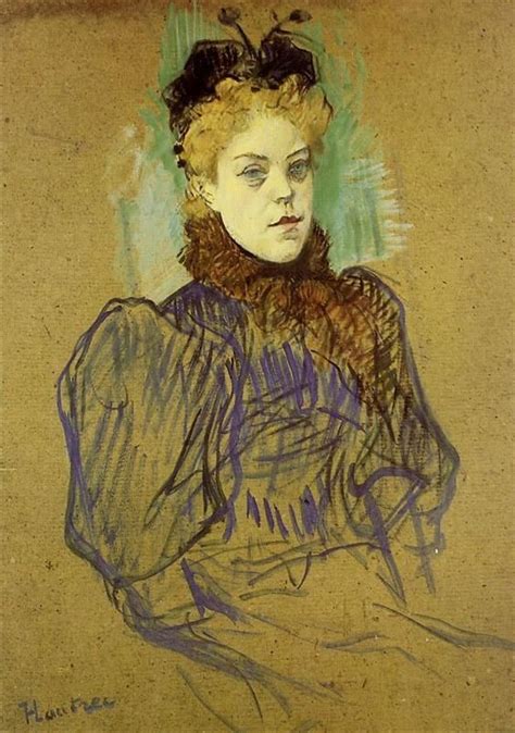 Henri De Toulouse Lautrec May Milton 1895 Oil On Cardboard Art