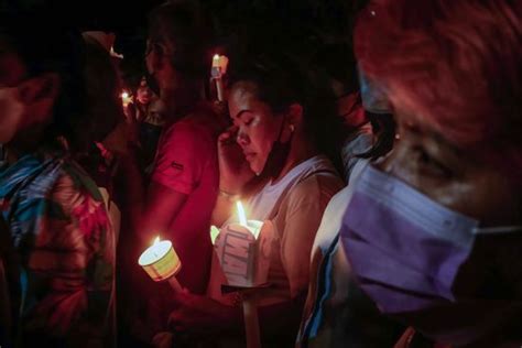 Marian Devotees Antipolo Cathedral Hold Lit Editorial Stock Photo