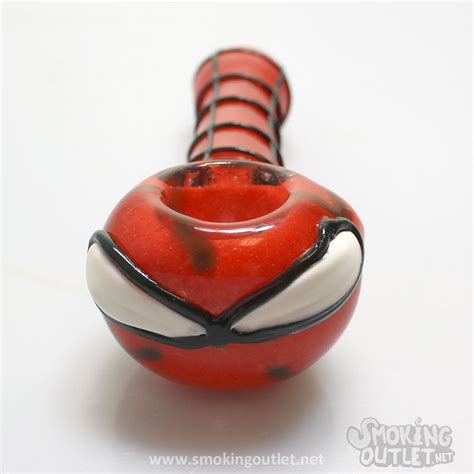 Spiderman Glass Spoon Pipe Smoking Outlet