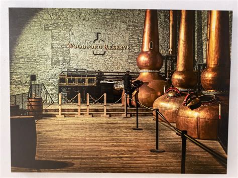 Woodford Reserve Copper Pot Stills Bourbon Kentucky Art Man Cave