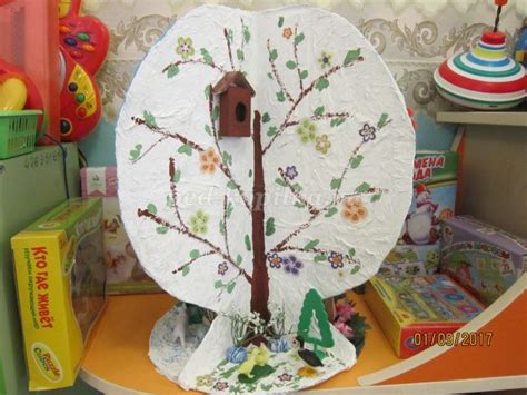 Дидактическое пособие для детского сада своими руками. Сезонное дерево