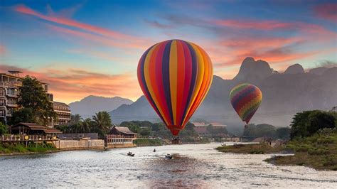 Vang Vieng Hot Air Balloon Your Dream Flight Awaits In The Skies
