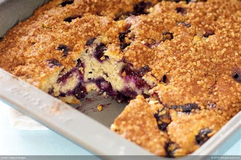 Best Ever Blueberry Coffee Cake Low Fat Recipe