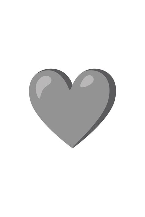 grey heart emoji grey heart emoji copy  paste grey heart emoji